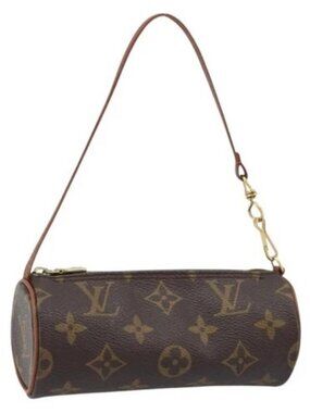 LOUIS VUITTON Monogram Papillon Pouch LV Auth